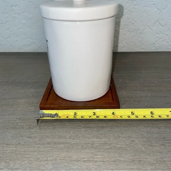 Rae Dunn THINGS and STUFF Canister Set with Wooden Tray - Picture 4 of 6